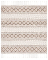 Safavieh Natura 6'-0" x 6'-0" Rug in Ivory / Brown