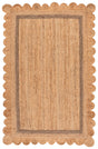 Safavieh Natural Fiber 5'-0" x 8'-0" Rug in Natural / Grey