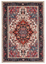 Safavieh Riviera 4'-5" x 6'-0" Rug in Ivory / Blue