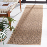 Safavieh Palm Beach 2'-0" x 8'-0" Rug in Natural / Black