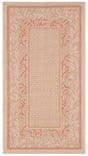 Safavieh Courtyard 2'-0" x 3'-7" Rug in Natural / Terra