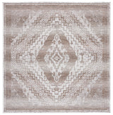 Safavieh Havana 6'-7" x 6'-7" Rug in Light Brown / Ivory