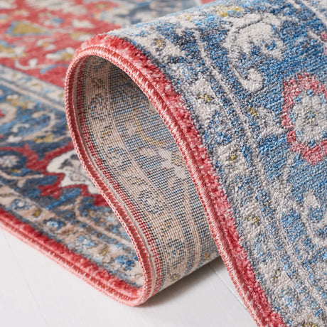 Safavieh Vintage Persian 4'-0" x 6'-0" Rug in Red / Blue