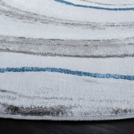 Safavieh Craft 5'-3" x 5'-3" Rug in Grey / Blue