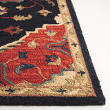 Safavieh Heritage 4'-0" x 6'-0" Rug in Navy / Red