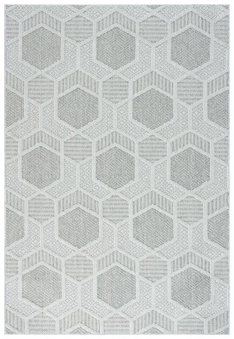 Safavieh Global 4'-0" x 6'-0" Rug in Grey / Ivory