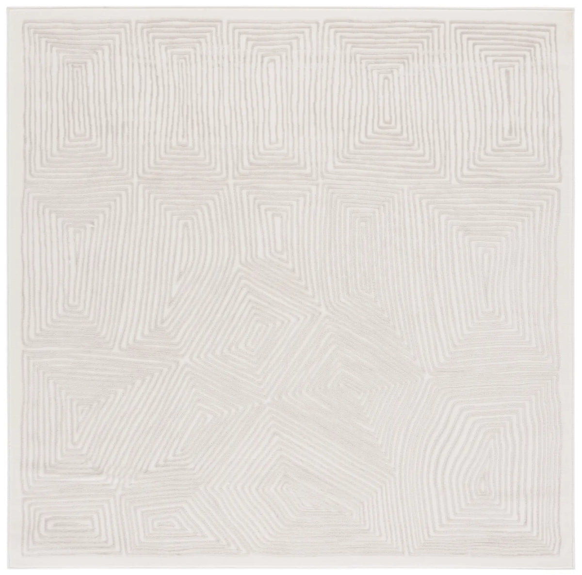 Safavieh Prestige 6'-7" x 6'-7" Rug in Ivory / Beige