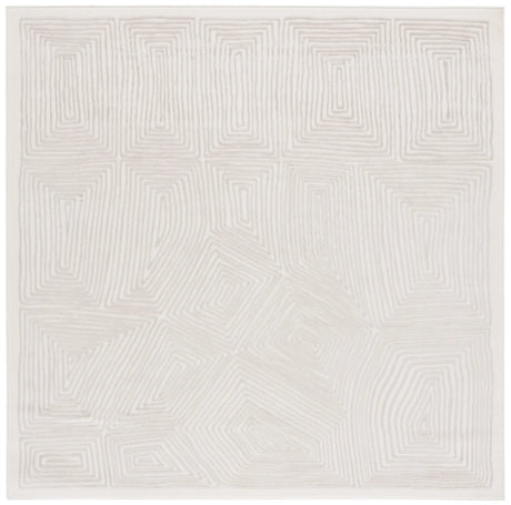 Safavieh Prestige 6'-7" x 6'-7" Rug in Ivory / Beige