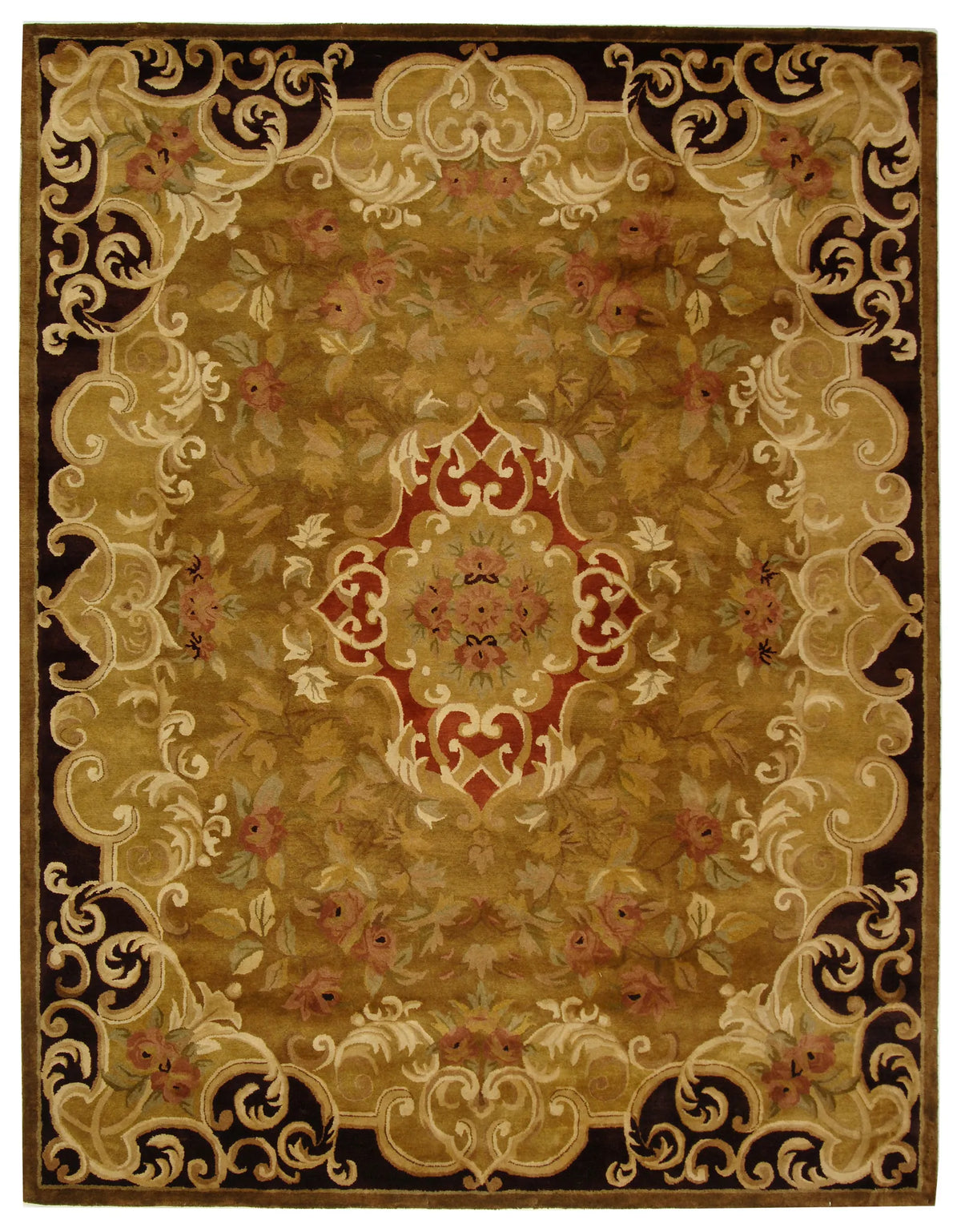 Safavieh Classic 9'-6" x 13'-6" Rug in Gold / Cola
