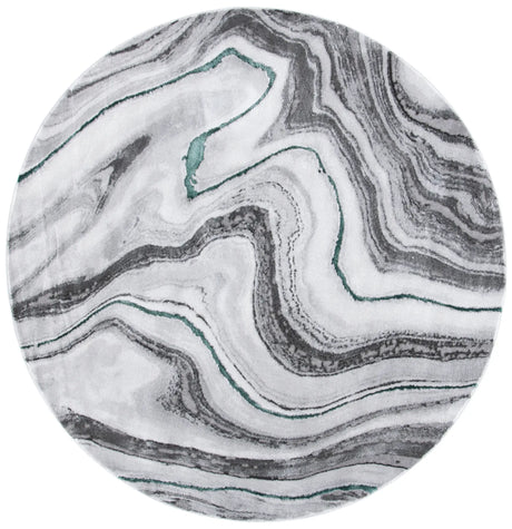 Safavieh Craft 5'-3" x 5'-3" Rug in Grey / Green
