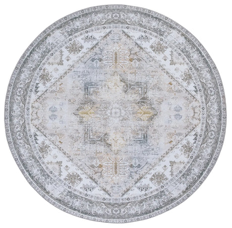Safavieh Tucson 5'-0" x 5'-0" Rug in Beige / Grey