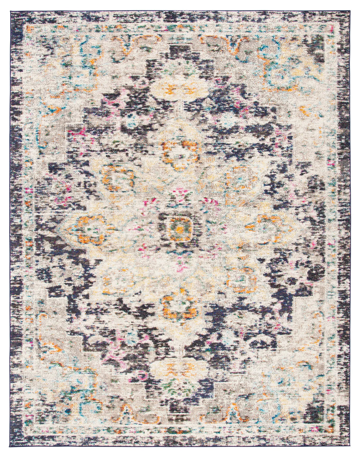 Safavieh Madison 10'-0" x 14'-0" Rug in Black / Gold