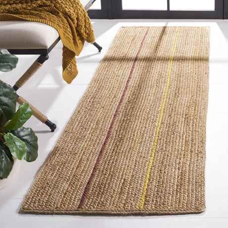 Safavieh Natural Fiber 2'-3" x 8'-0" Rug in Natural / Gold