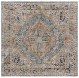 Safavieh Silverado 6'-4" x 6'-4" Rug in Blue / Rust