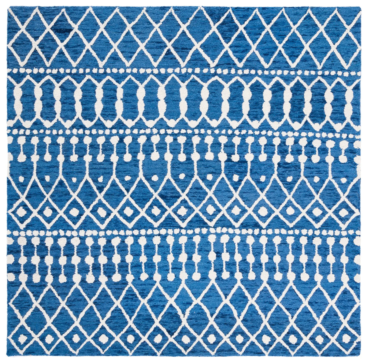 Safavieh Blossom 6'-0" x 6'-0" Rug in Navy / Ivory