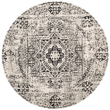 Safavieh Evoke 5'-3" x 5'-3" Rug in Ivory / Black