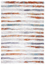 Safavieh Berber Shag 4'-5" x 6'-5" Rug in Blue Rust / Ivory