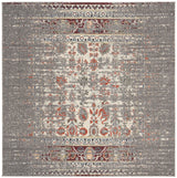 Safavieh Monaco 6'-7" x 6'-7" Rug in Grey / Ivory