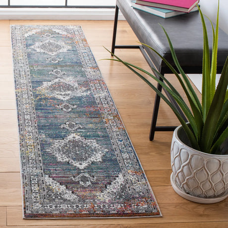 Safavieh Aria 2'-0" x 8'-0" Rug in Ivory / Blue