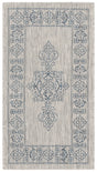 Safavieh Courtyard 2'-0" x 3'-7" Rug in Grey / Navy