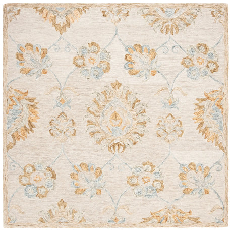 Safavieh Blossom 6'-0" x 6'-0" Rug in Beige / Sage