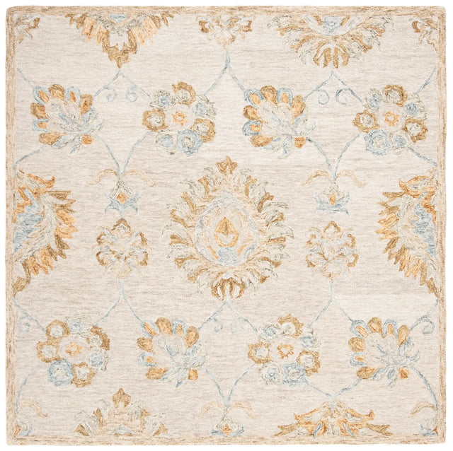 Safavieh Blossom 6'-0" x 6'-0" Rug in Beige / Sage