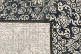 Dynamic Rugs Ancient Garden 57162 Steel Blue Rugs - Corner