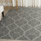 Safavieh Kilim 5'-0" x 8'-0" Rug in Grey / Dark Grey
