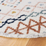 Safavieh Marrakesh 6'-7" x 6'-7" Rug in Ivory / Multi