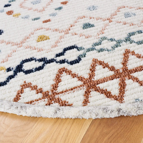 Safavieh Marrakesh 6'-7" x 6'-7" Rug in Ivory / Multi