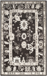 Safavieh Maharaja 5'-0" x 8'-0" Rug in Charcoal / Charcoal