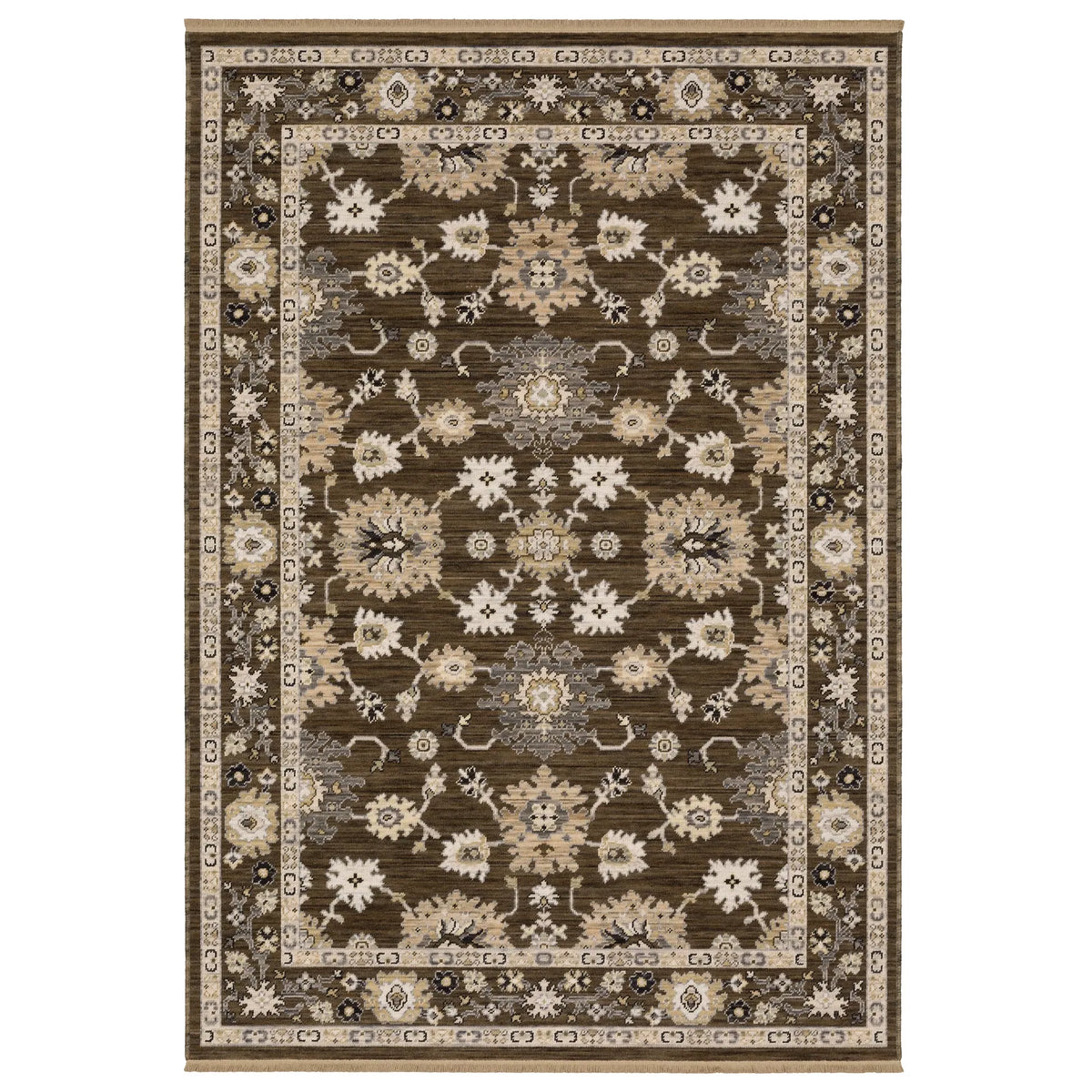 Oriental Weavers Sphinx Acacia ACA01 Tan Rugs - main flat