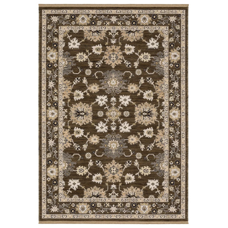 Oriental Weavers Sphinx Acacia ACA01 Tan Rugs - main flat