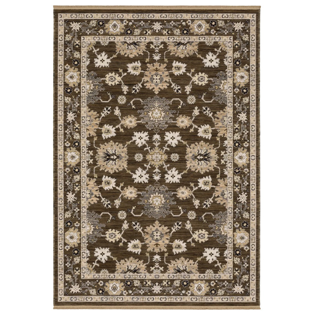 Oriental Weavers Sphinx Acacia ACA01 Tan Rugs - main flat