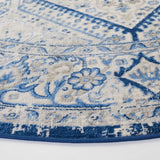 Safavieh Brentwood 6'-7" x 6'-7" Rug in Blue / Ivory