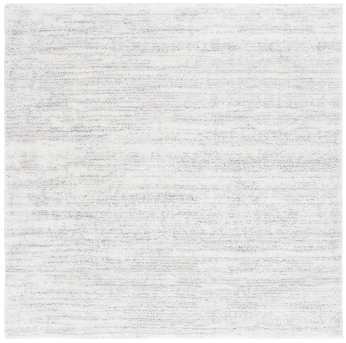 Safavieh Jasmine Shag 6'-7" x 6'-7" Rug in Ivory / Light Grey