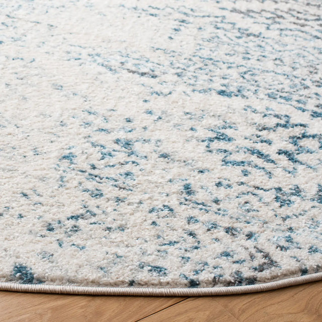 Safavieh Tulum 10'-0" x 10'-0" Rug in Ivory / Turquoise