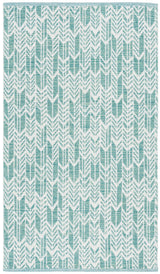 Safavieh Montauk 3'-0" x 5'-0" Rug in Aqua / Ivory