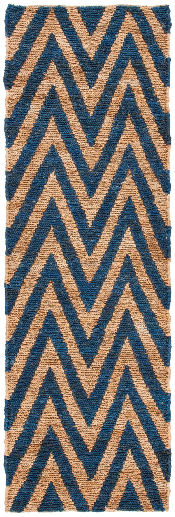 Safavieh Organic 2'-6" x 10'-0" Rug in Blue / Natural