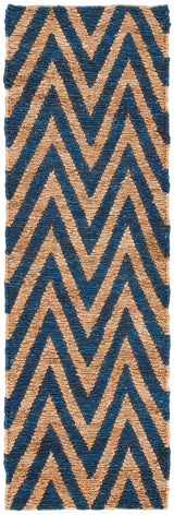 Safavieh Organic 2'-6" x 10'-0" Rug in Blue / Natural
