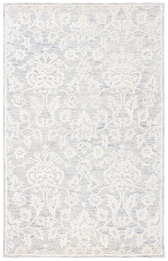Safavieh Glamour 5'-0" x 8'-0" Rug in Blue / Ivory