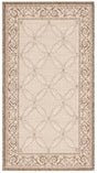 Safavieh Courtyard 2'-0" x 3'-7" Rug in Natural / Brown