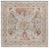 Safavieh Hamilton 6'-7" x 6'-7" Rug in Blue / Gold Rust