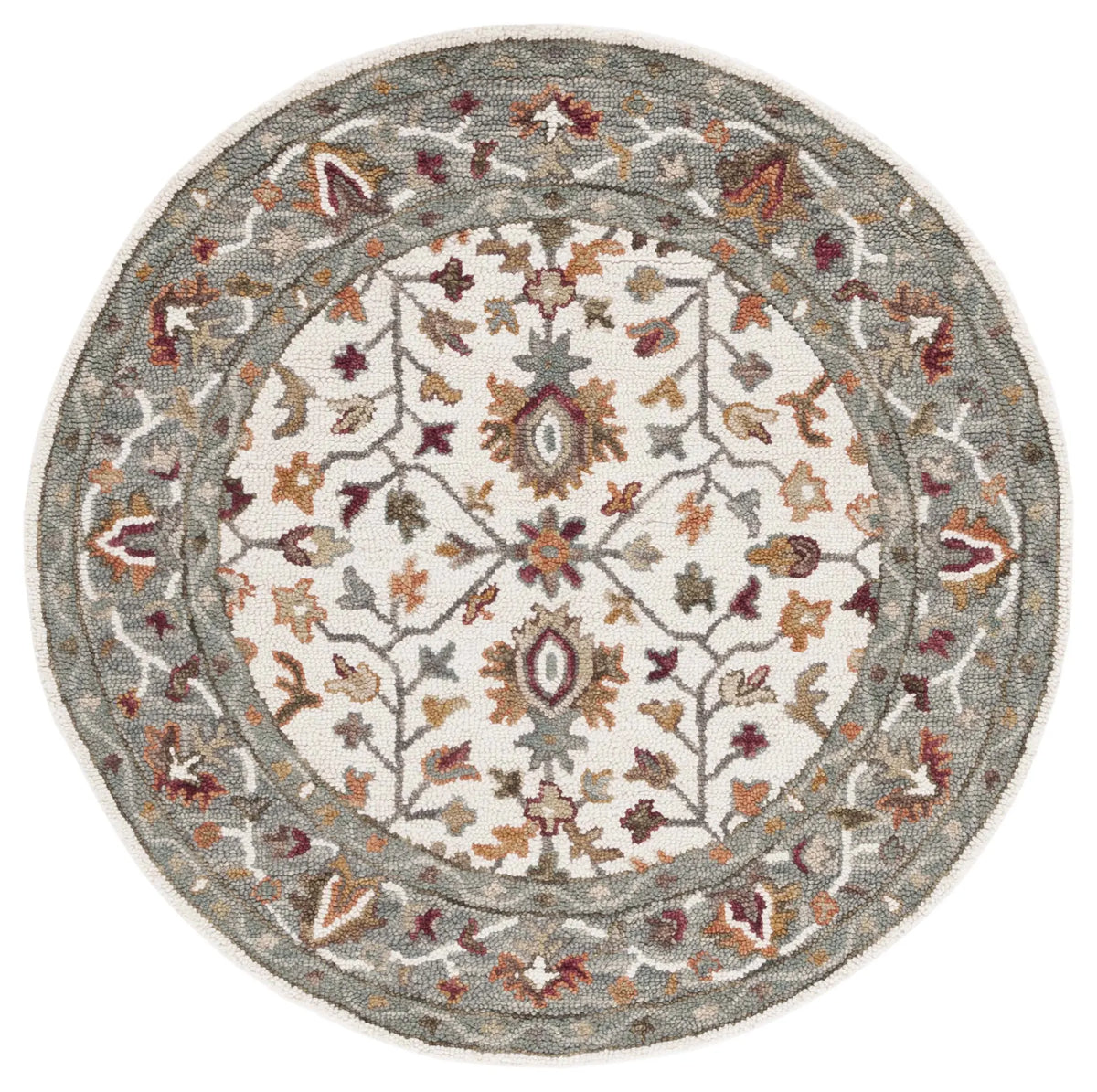 Safavieh Aspen 5'-0" x 5'-0" Rug in Ivory / Grey