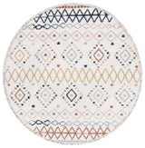 Safavieh Marrakesh 6'-7" x 6'-7" Rug in Ivory / Multi