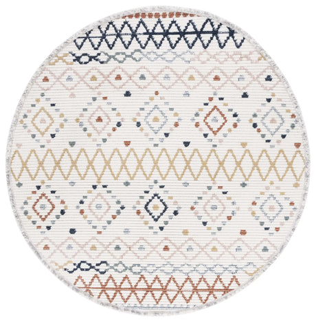 Safavieh Marrakesh 6'-7" x 6'-7" Rug in Ivory / Multi