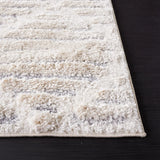 Safavieh Hi-Lo Shag 4'-0" x 6'-0" Rug in Beige / Grey
