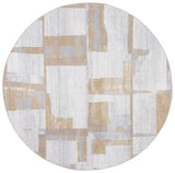 Safavieh Bayside 6'-7" x 6'-7" Rug in Ivory / Grey Gold
