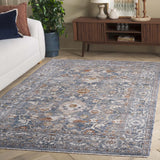 Safavieh Heirloom 700 4'-0" x 6'-0" Rug in Blue / Grey
