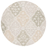 Safavieh Ebony 6'-0" x 6'-0" Rug in Beige / Ivory